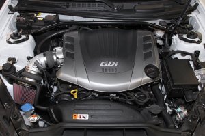 Hyundai Genesis Coupe Performance Air Intake - K&N Engineering - Typhoon - `13-`15